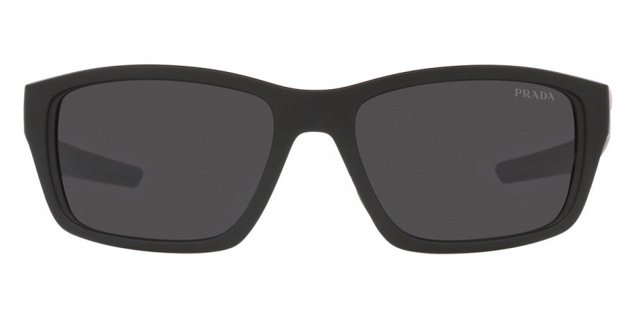 PRADA LINEA ROSSA SUNGLASSES - PS 04YS 1BO06F 57 - Matte Black