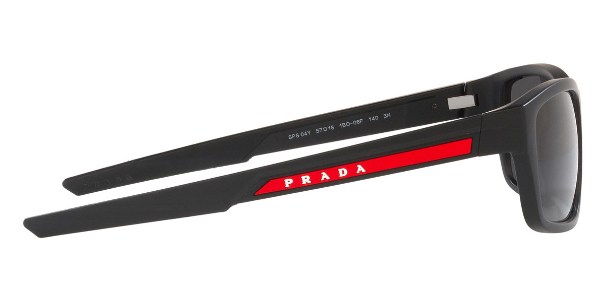 PRADA LINEA ROSSA SUNGLASSES - PS 04YS 1BO06F 57 - Matte Black