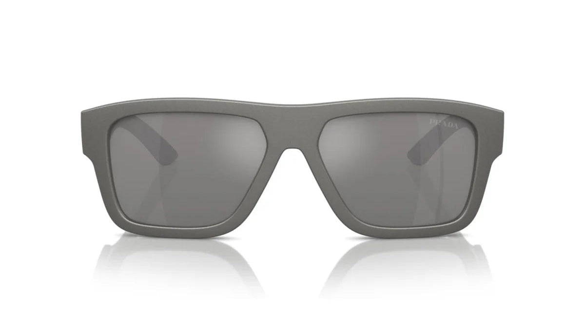 PRADA LINEA ROSSA SUNGLASSES - PS 04ZS 16X7W1 56 - Gray Metal