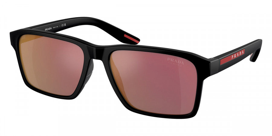PRADA LINEA ROSSA SUNGLASSES - PS 05YS 1BO10A 58 - Matte Black