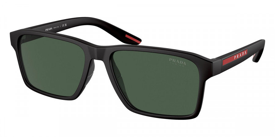 PRADA LINEA ROSSA SUNGLASSES - PS 05YS DG006U 58 - Black Rubber