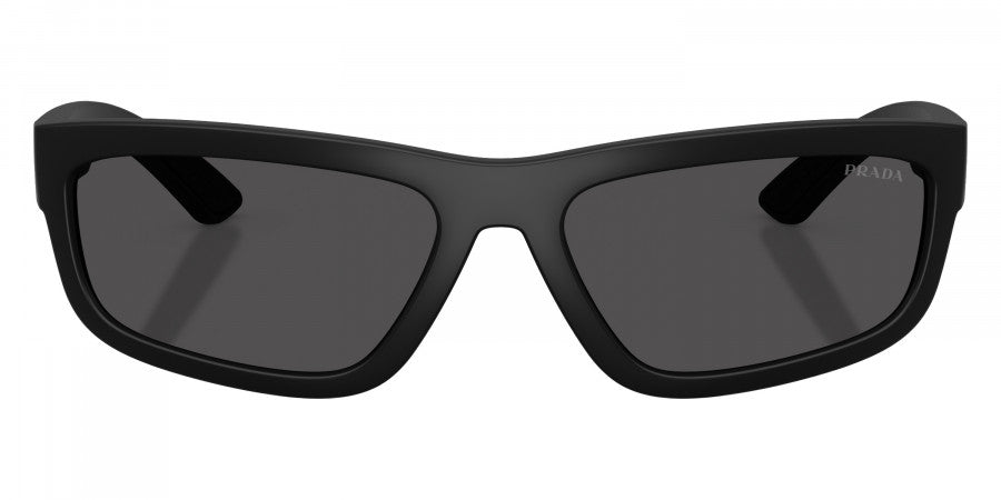 PRADA LINEA ROSSA SUNGLASSES - PS 05ZS DG006F 59 - Black Rubbered