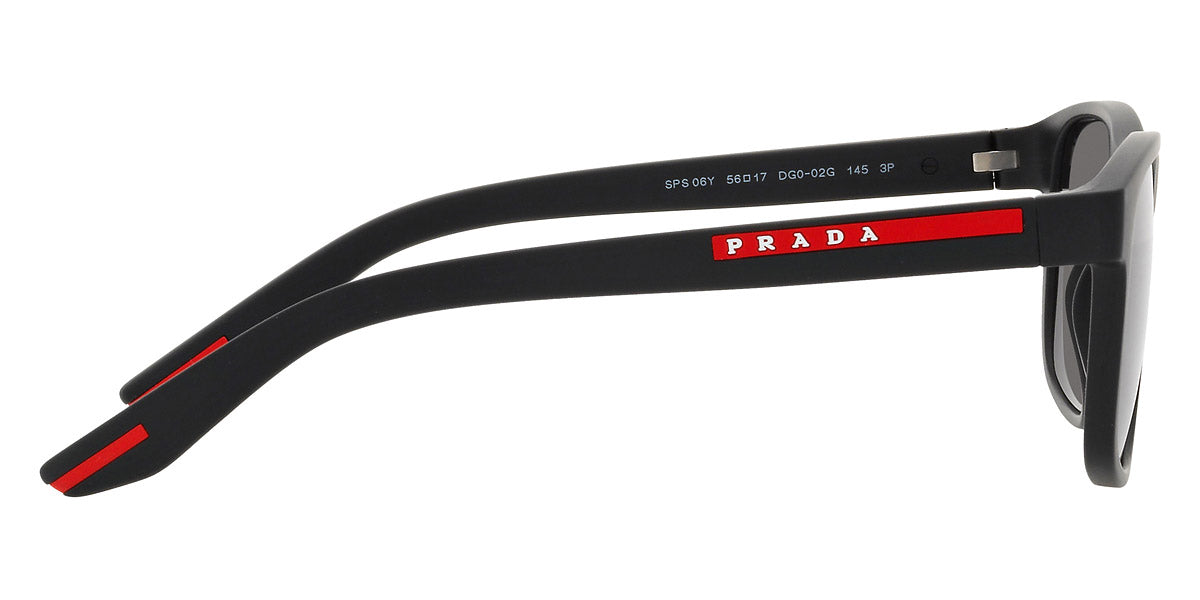 PRADA LINEA ROSSA SUNGLASSES - PS 06YS DG002G 56 - Black Rubber