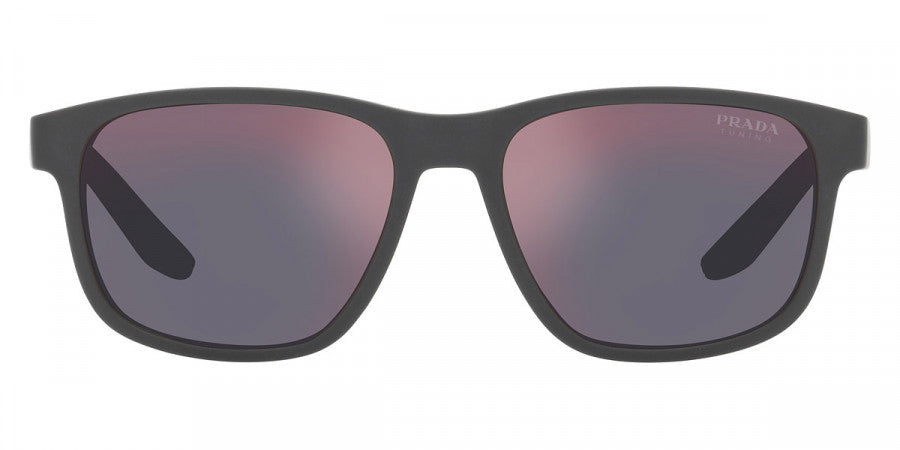 PRADA LINEA ROSSA SUNGLASSES - PS 06YS UFK10A 56 - Gray Rubber