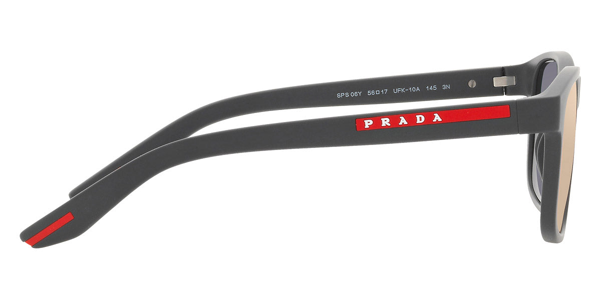 PRADA LINEA ROSSA SUNGLASSES - PS 06YS UFK10A 56 - Gray Rubber
