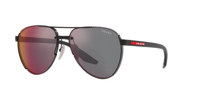 PRADA LINEA ROSSA SUNGLASSES - PS 51YS 1BO08F 61