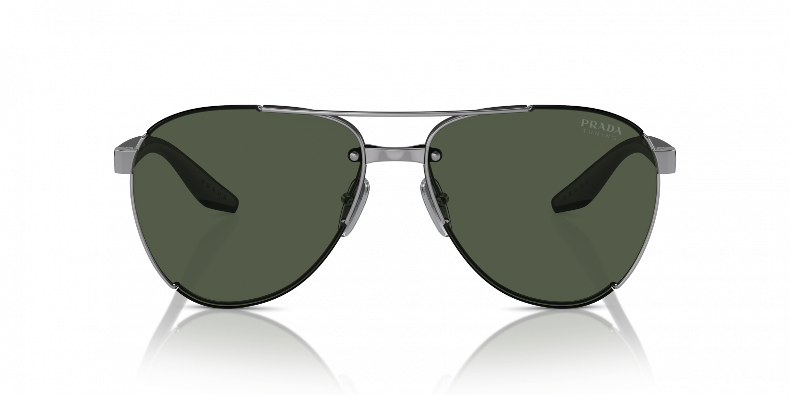 PRADA LINEA ROSSA SUNGLASSES - PS 51YS 5AV50F 61 - Gunmetal/Matte Black