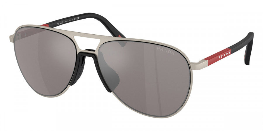PRADA LINEA ROSSA SUNGLASSES - PS 53ZS 18X80I 59 - Matte Champagne