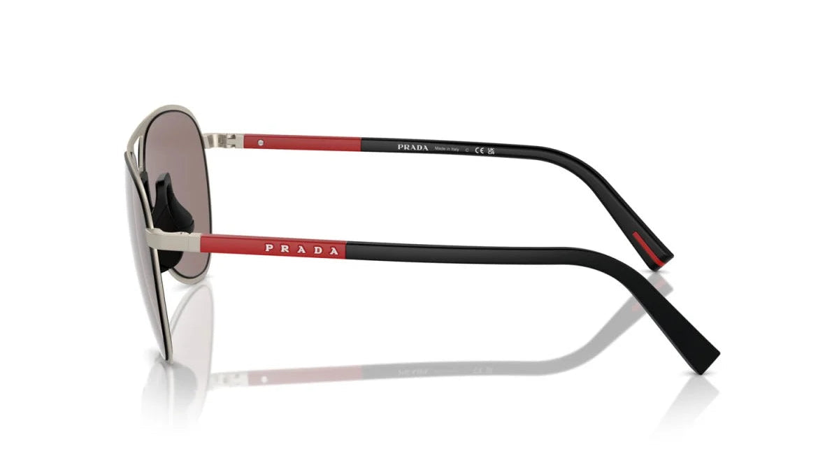 PRADA LINEA ROSSA SUNGLASSES - PS 53ZS 18X80I 59 - Matte Champagne