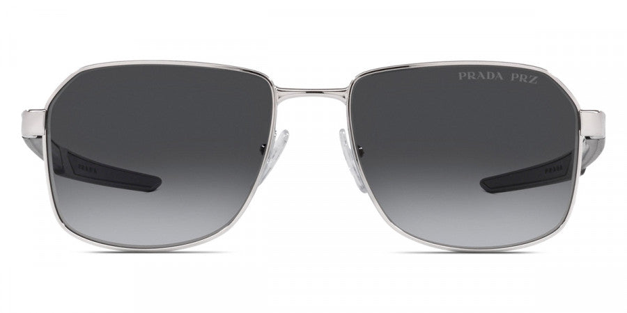 PRADA LINEA ROSSA SUNGLASSES - PS 54WS 1BC06G 57 - Silver