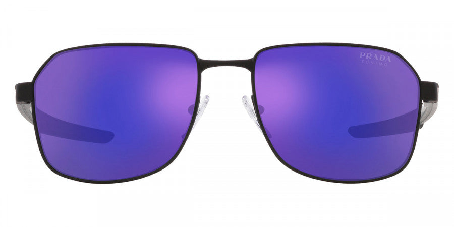 PRADA LINEA ROSSA SUNGLASSES - PS 54WS DG005U 57 - Black Rubber