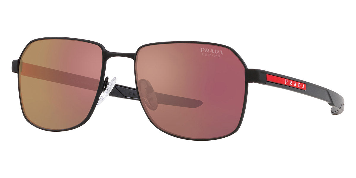 PRADA LINEA ROSSA SUNGLASSES - PS 54WS DG010A 57 - Black Rubber