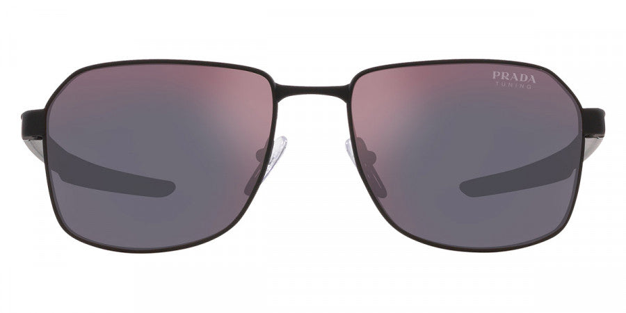 PRADA LINEA ROSSA SUNGLASSES - PS 54WS DG010A 57 - Black Rubber