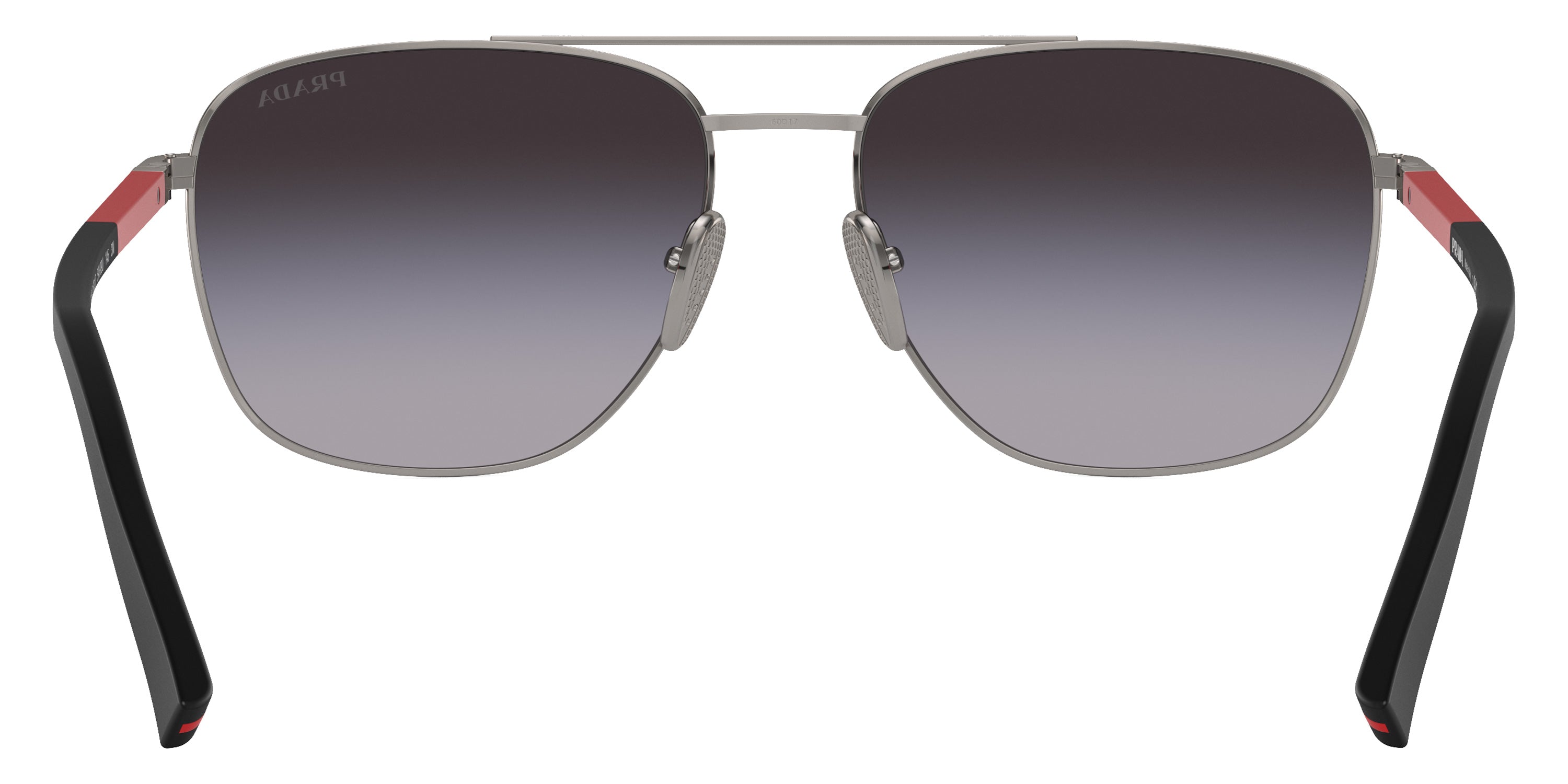 PRADA LINEA ROSSA SUNGLASSES - PS 54ZS 5AV09U 60 - Gunmetal/Rubbered Black
