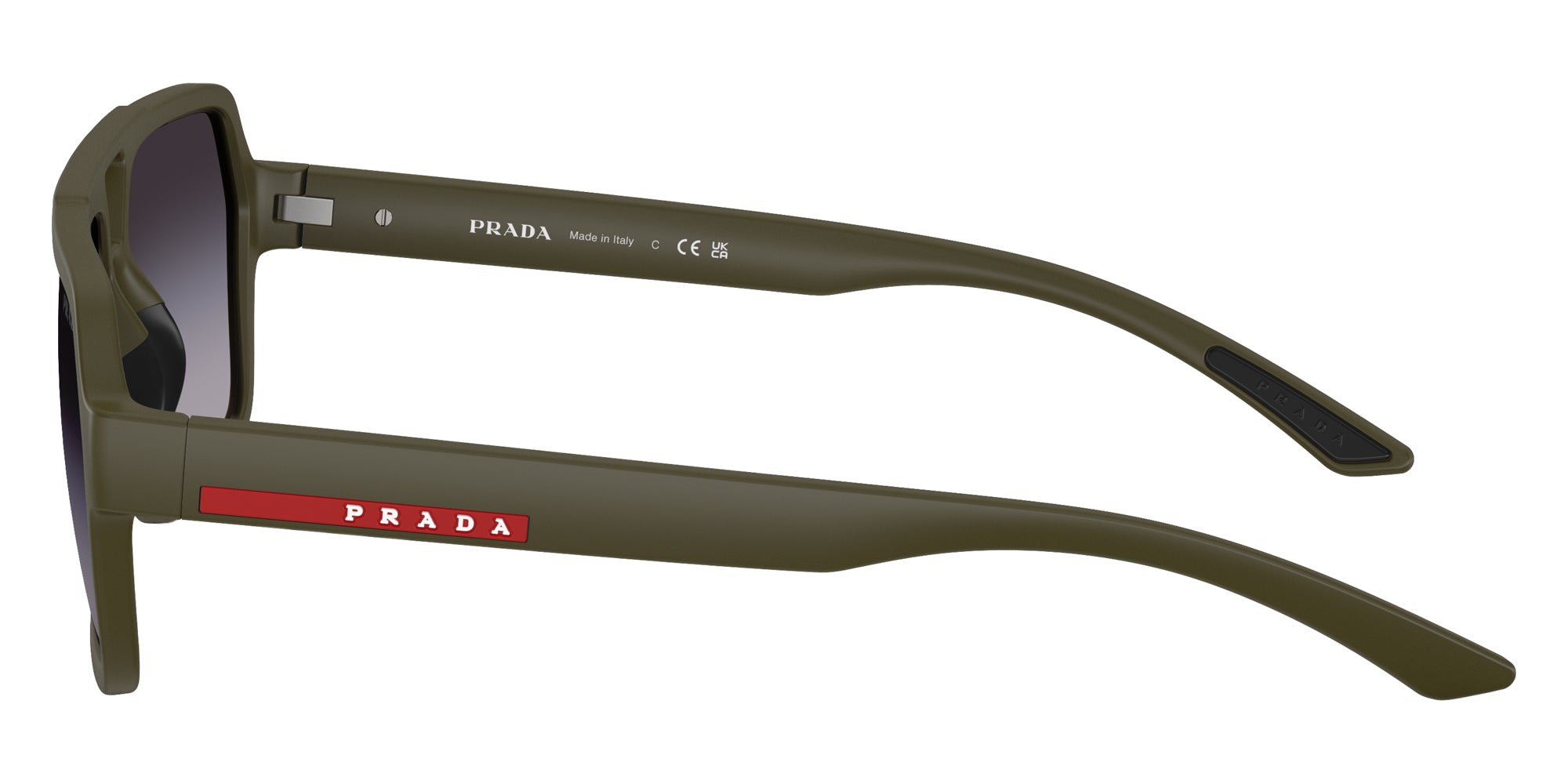 PRADA LINEA ROSSA SUNGLASSES - PS A06S 15X09U 59 - Matte Green