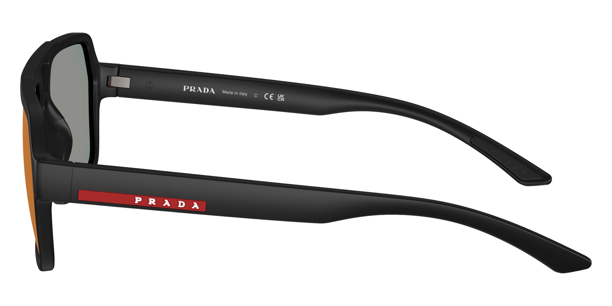 PRADA LINEA ROSSA SUNGLASSES - PS A06S DG008F 59 - Black Rubber