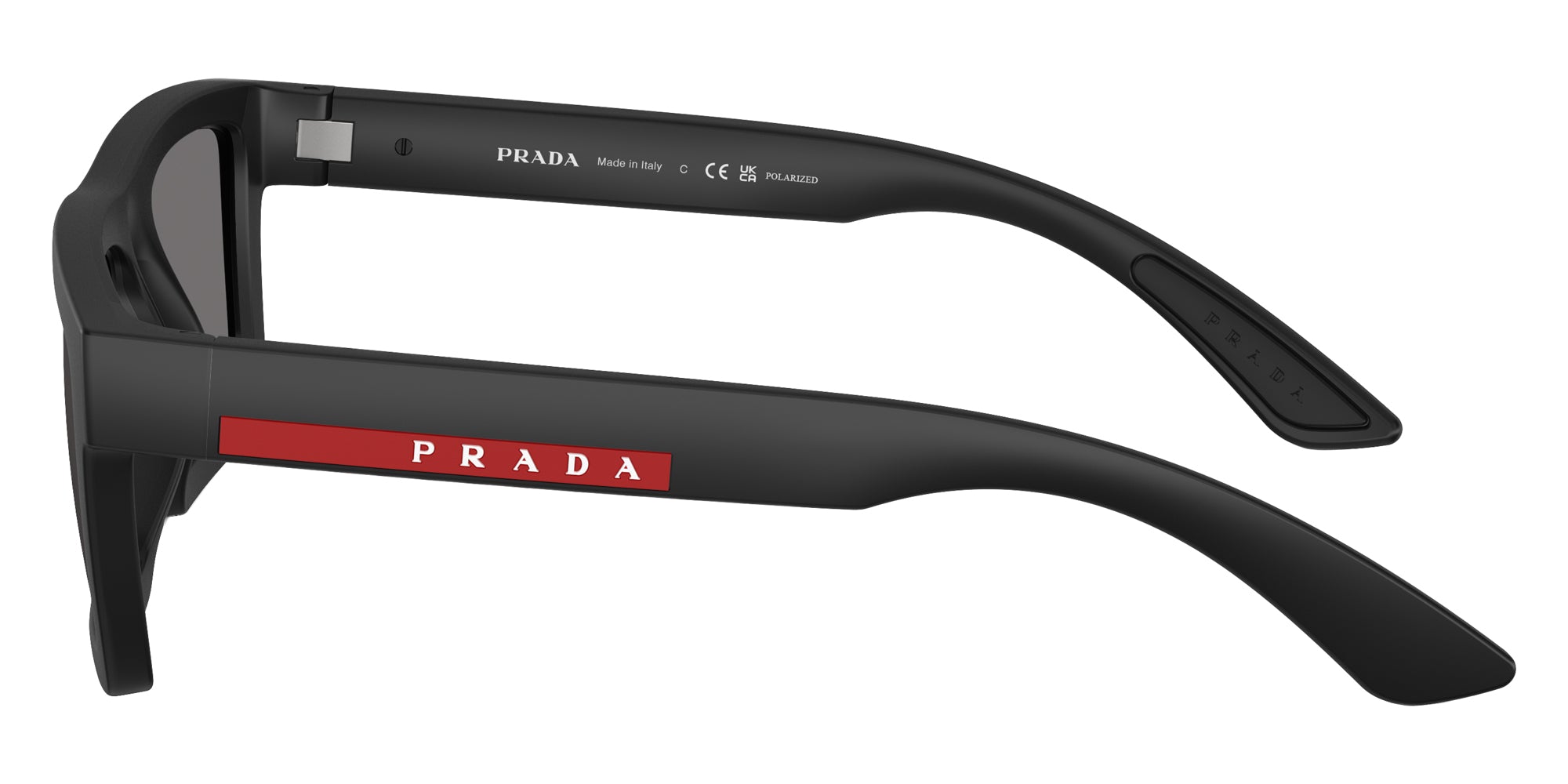 PRADA LINEA ROSSA SUNGLASSES - PS A07S 1BO02G 55 - Matte Black