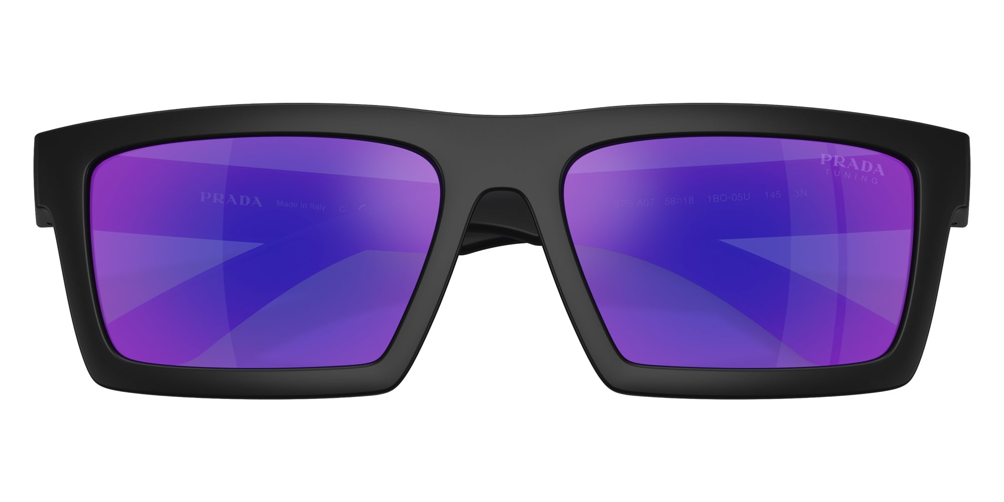 PRADA LINEA ROSSA SUNGLASSES - PS A07S 1BO05U 55 - Matte Black