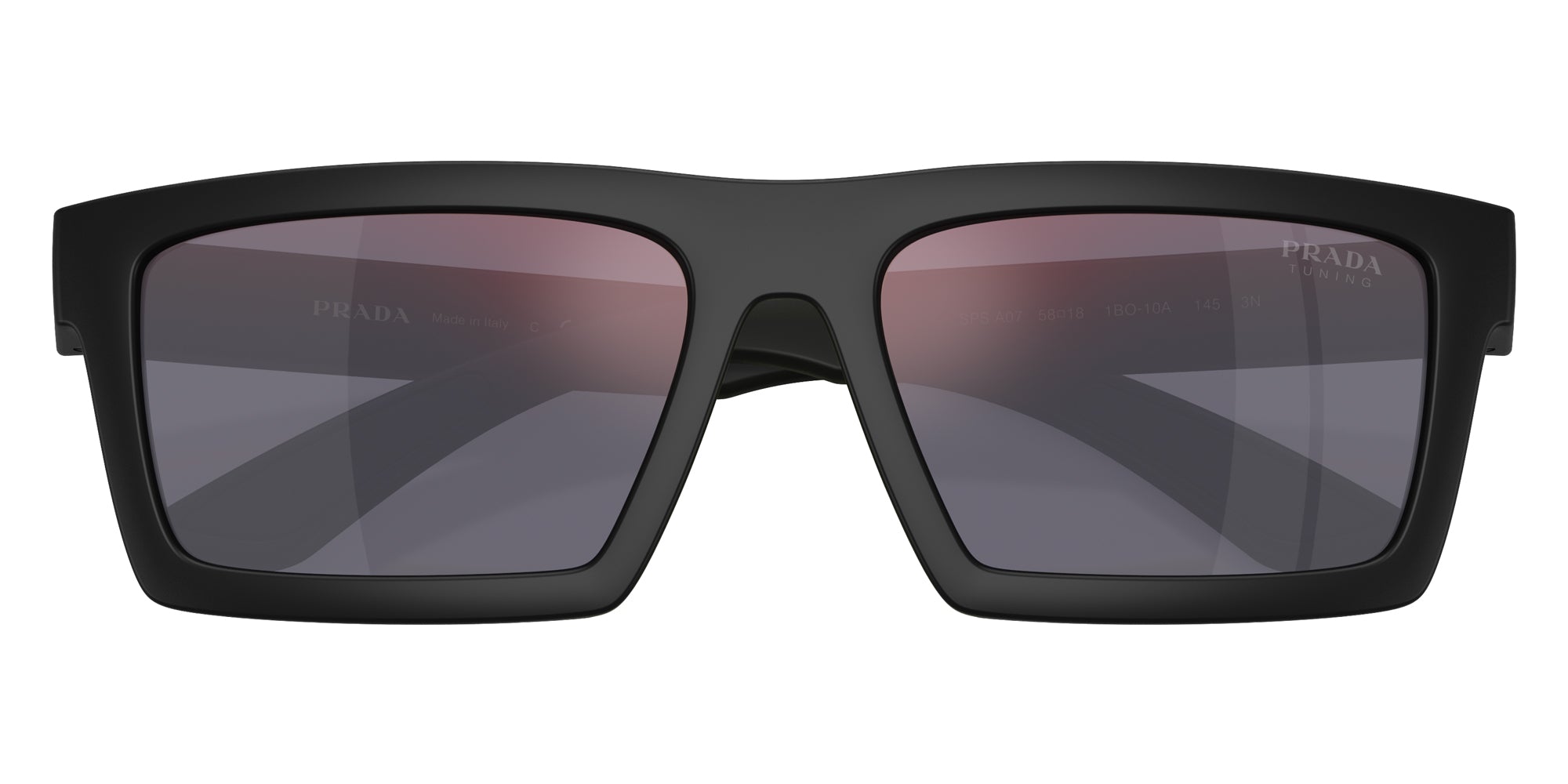 PRADA LINEA ROSSA SUNGLASSES - PS A07S 1BO10A 55 - Matte Black