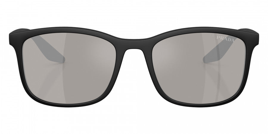 PRADA LINEA ROSSA SUNGLASSES - PS A08S 1BO2B0 56 - Matte Black/Black Rubber