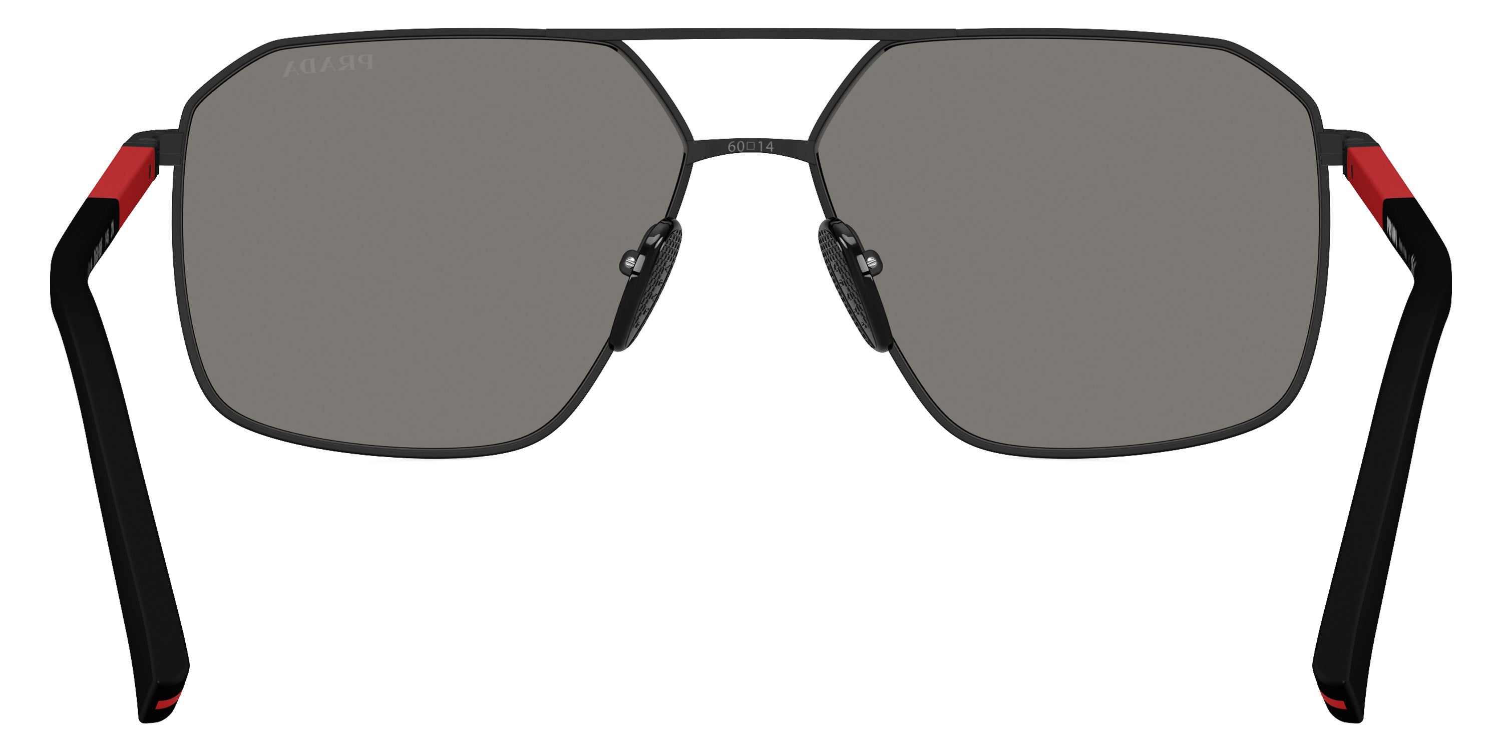 PRADA LINEA ROSSA SUNGLASSES - PS A50S DG008F 60 - Black Rubber