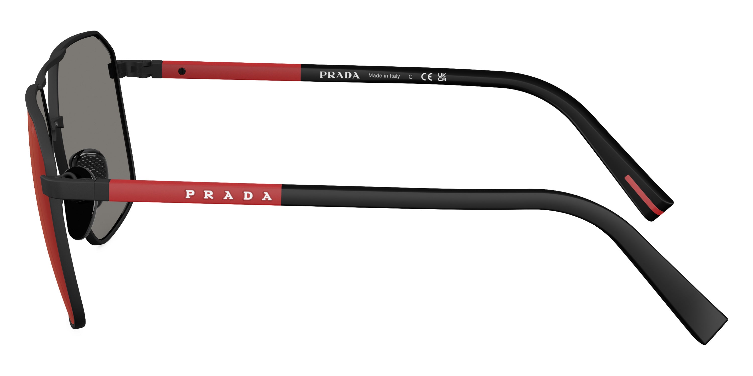 PRADA LINEA ROSSA SUNGLASSES - PS A50S DG008F 60 - Black Rubber