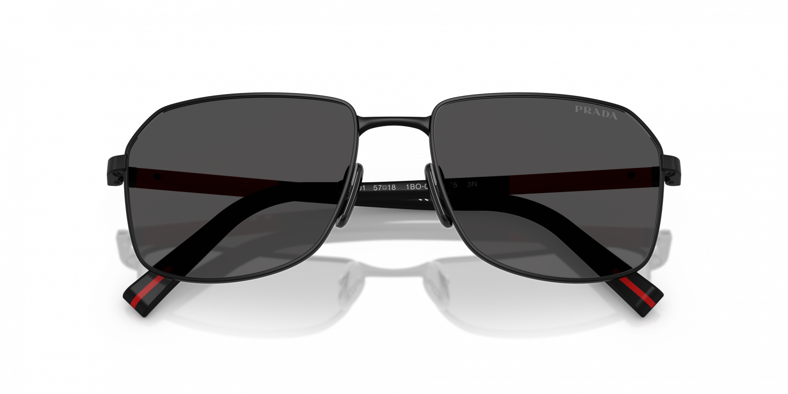 PRADA LINEA ROSSA SUNGLASSES - PS A51S 1BO06F 57