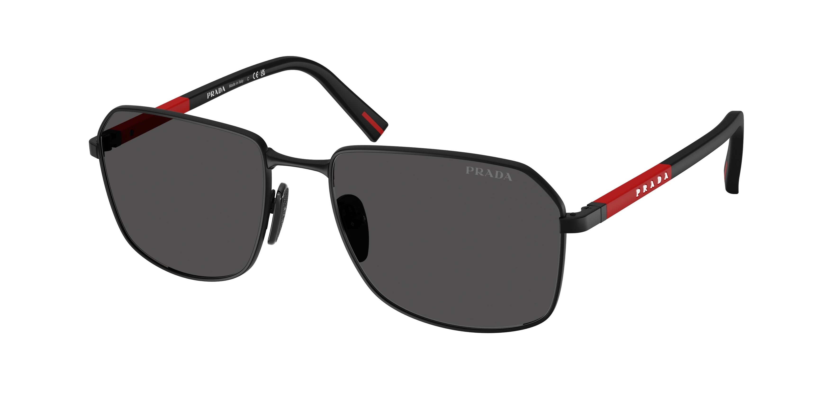 PRADA LINEA ROSSA SUNGLASSES - PS A51S 1BO06F 57