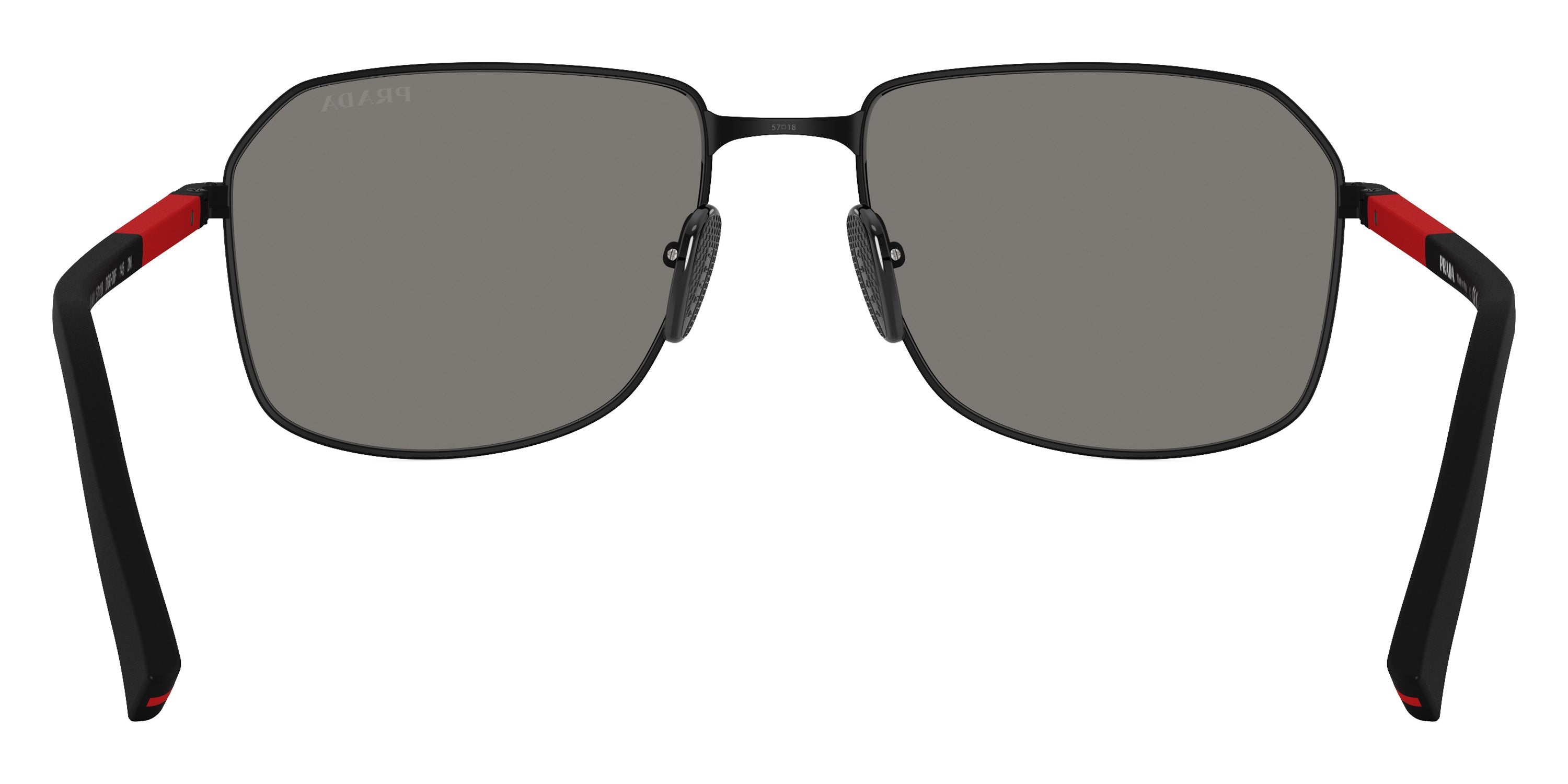 PRADA LINEA ROSSA SUNGLASSES - PS A51S DG008F 57 - Rubber Black/Black Rubbered