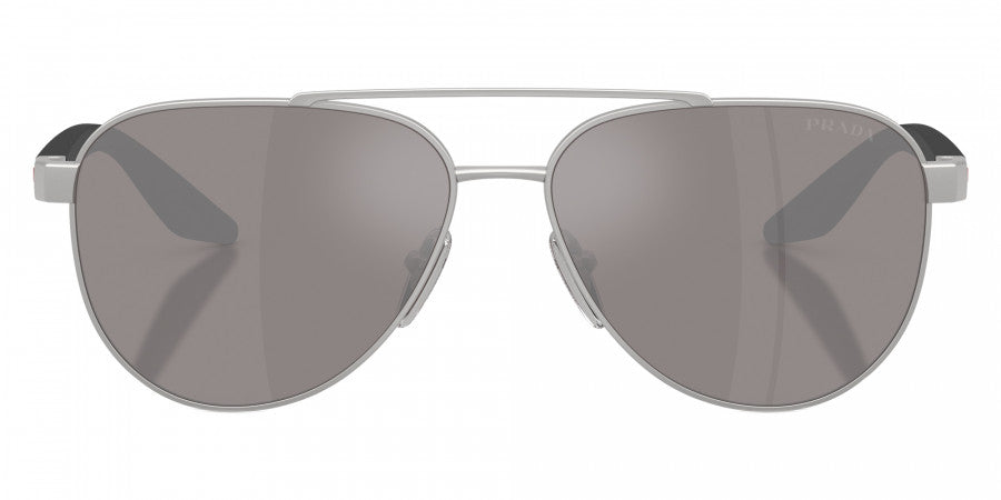 PRADA LINEA ROSSA SUNGLASSES - PS A52S 18X80I 58 - Black Rubber/Matte Gray