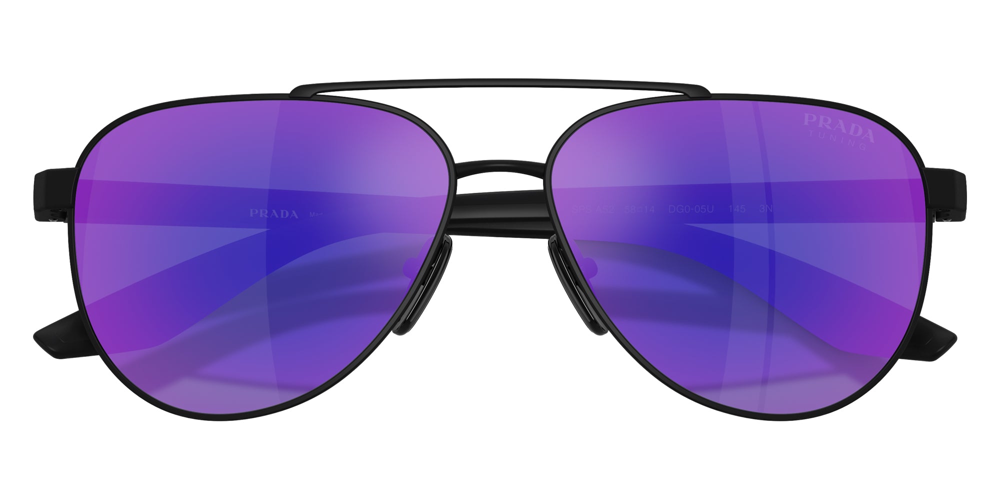 PRADA LINEA ROSSA SUNGLASSES - PS A52S DG005U 58 - Black Rubber