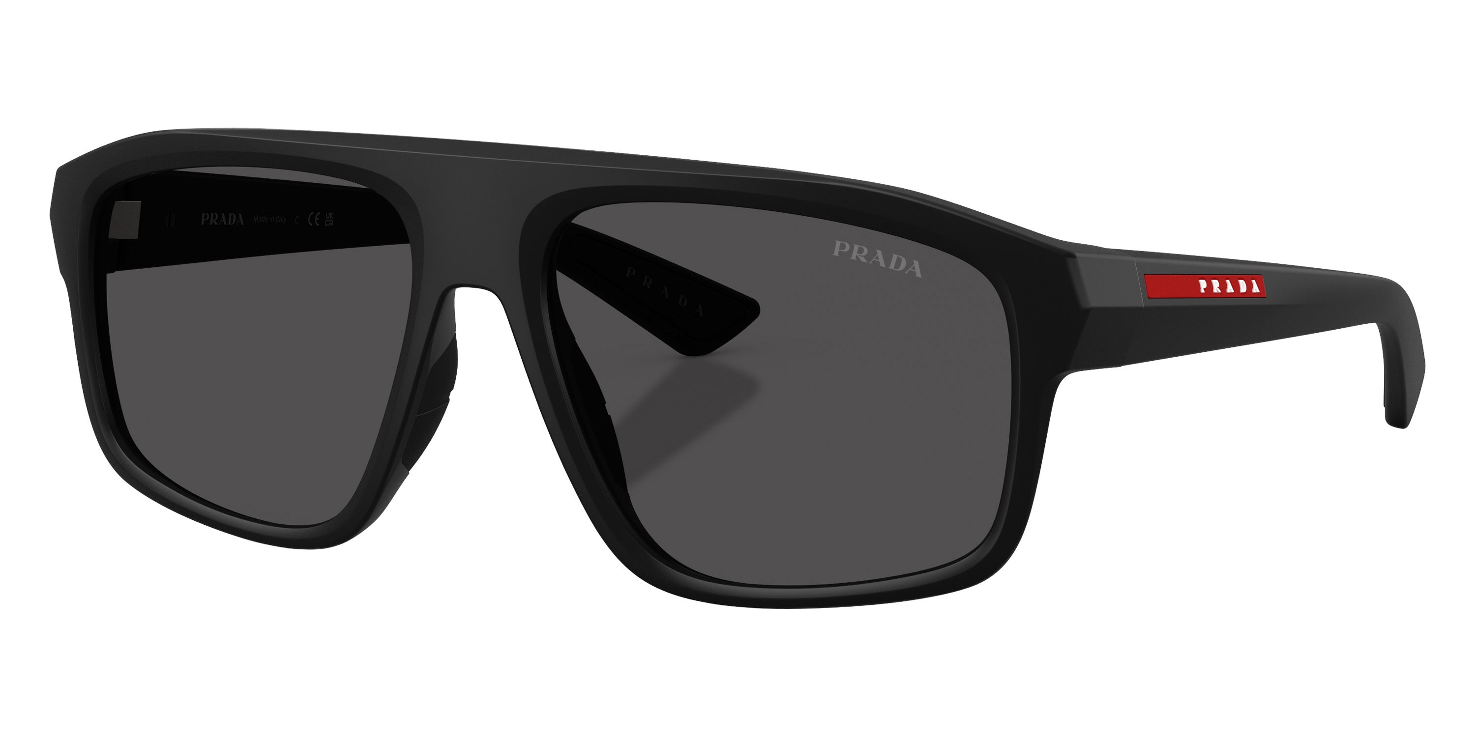 PRADA LINEA ROSSA SUNGLASSES - PS B02S 1BO06F 59 - Matte Black