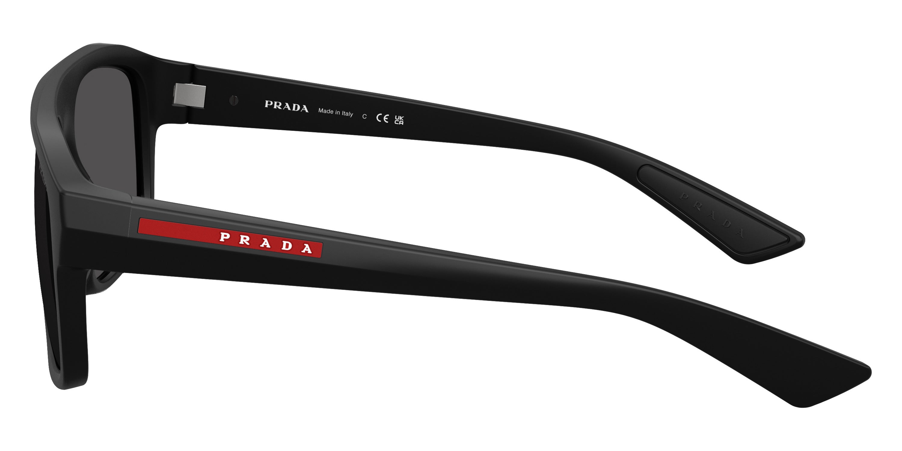 PRADA LINEA ROSSA SUNGLASSES - PS B02S 1BO06F 59 - Matte Black