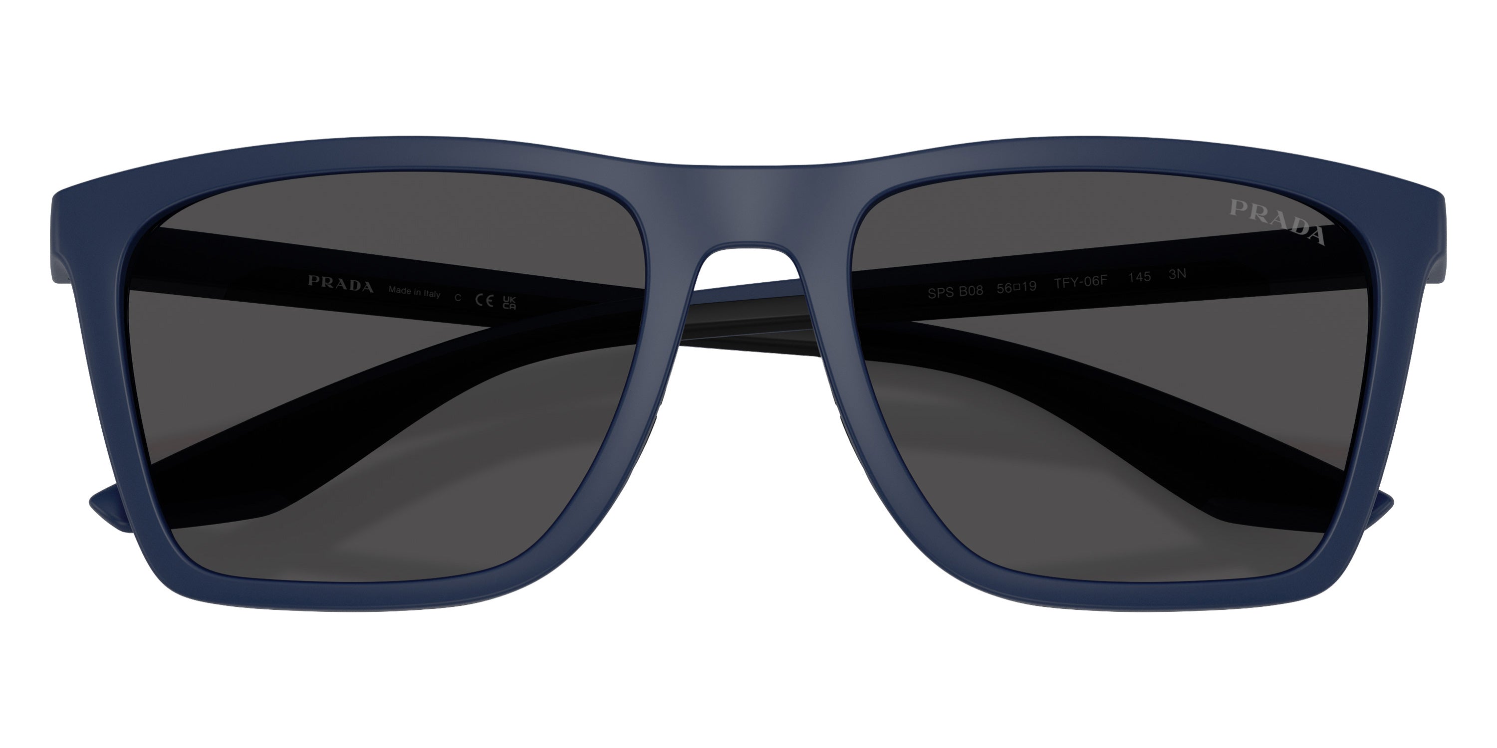 PRADA LINEA ROSSA SUNGLASSES - PS B08S TFY06F 56 - Matte Blue