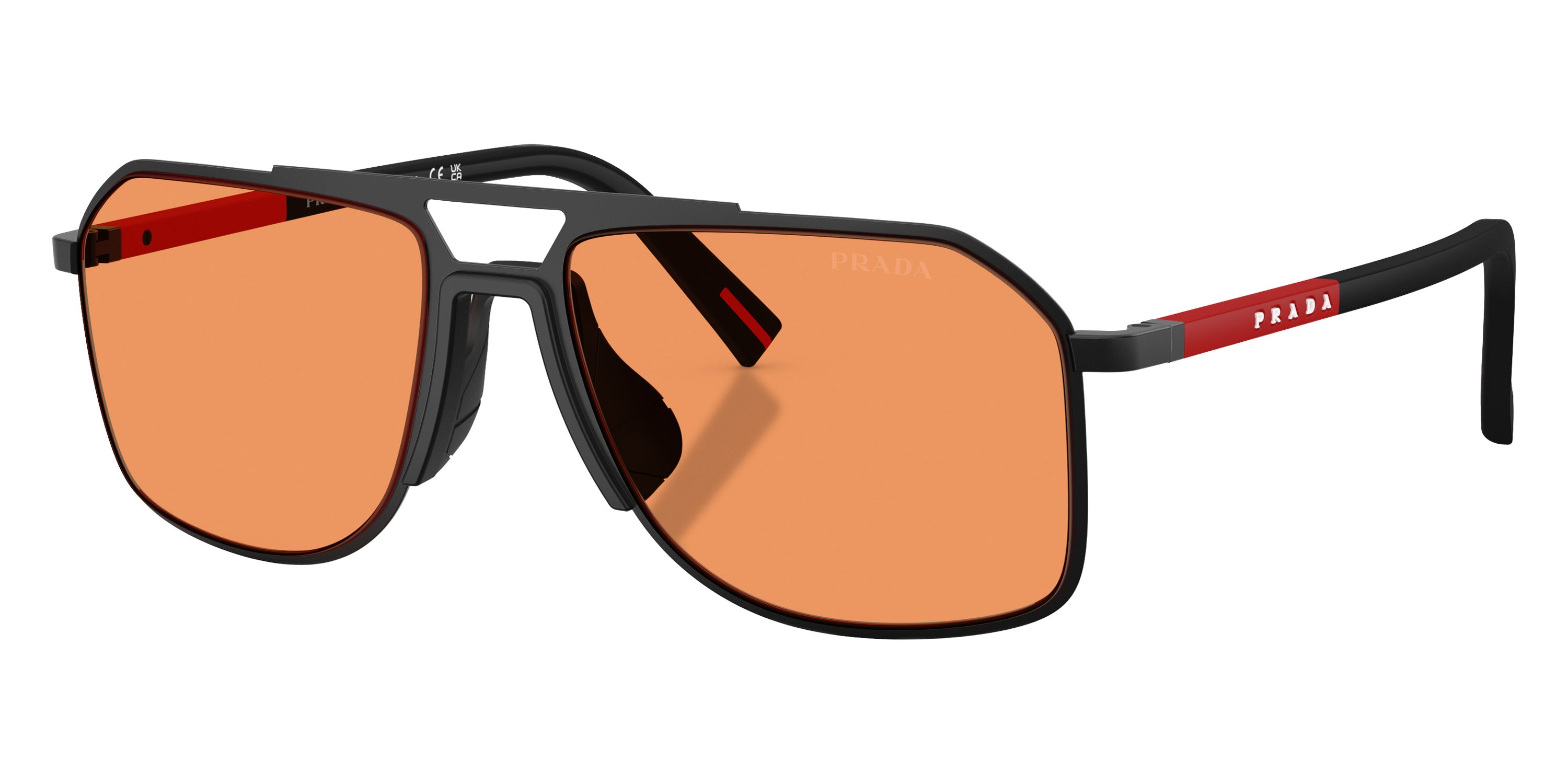 PRADA LINEA ROSSA SUNGLASSES - PS B51S 1BO90U 56 - Matte Black