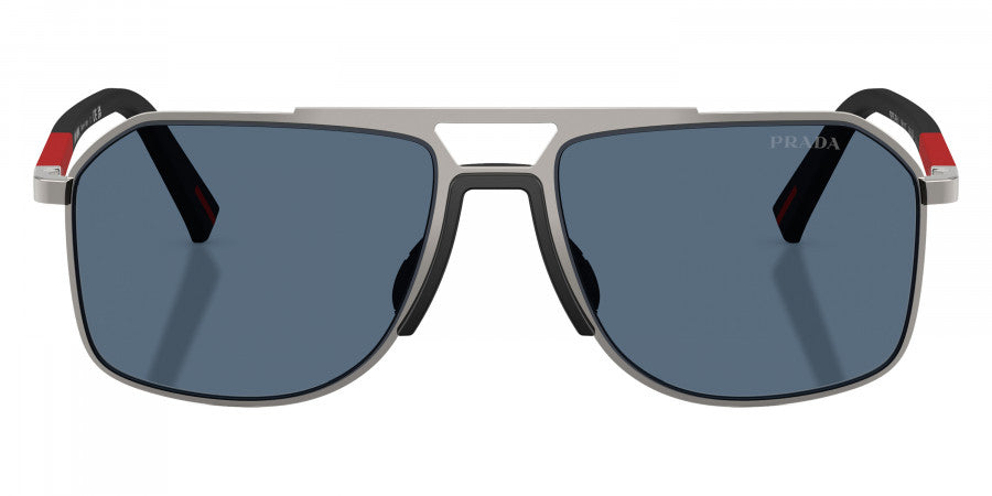 PRADA LINEA ROSSA SUNGLASSES - PS B51S 5AV06A 56 - Gunmetal