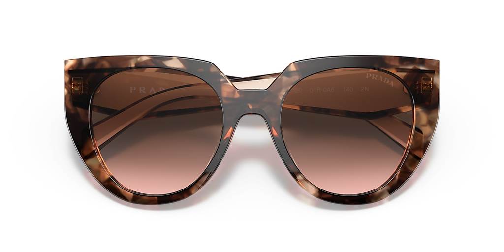 PRADA SUNGLASSES - PR 14WS 01R0A6 52 - Caramel Tortoise/Powder