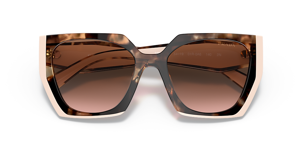PRADA SUNGLASSES - PR 15WS 01R0A6 54 Tortoise Caramel/Powder