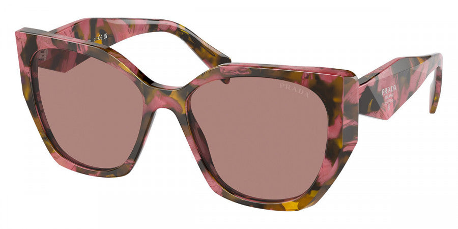 PRADA SUNGLASSES - PR 19ZS 18N10D 55 - Tortoise Cognac Begonia