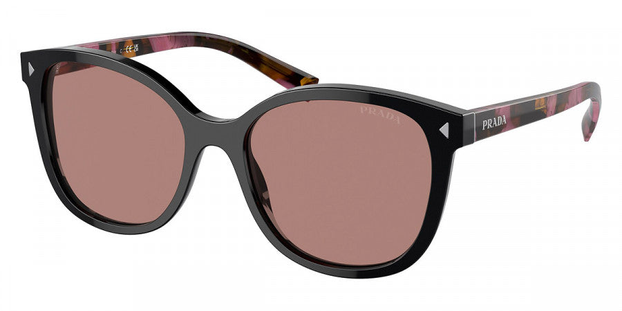 PRADA SUNGLASSES - PR 22ZS 12O10D 53 - Mogano/Cognac Begonia Tortoise