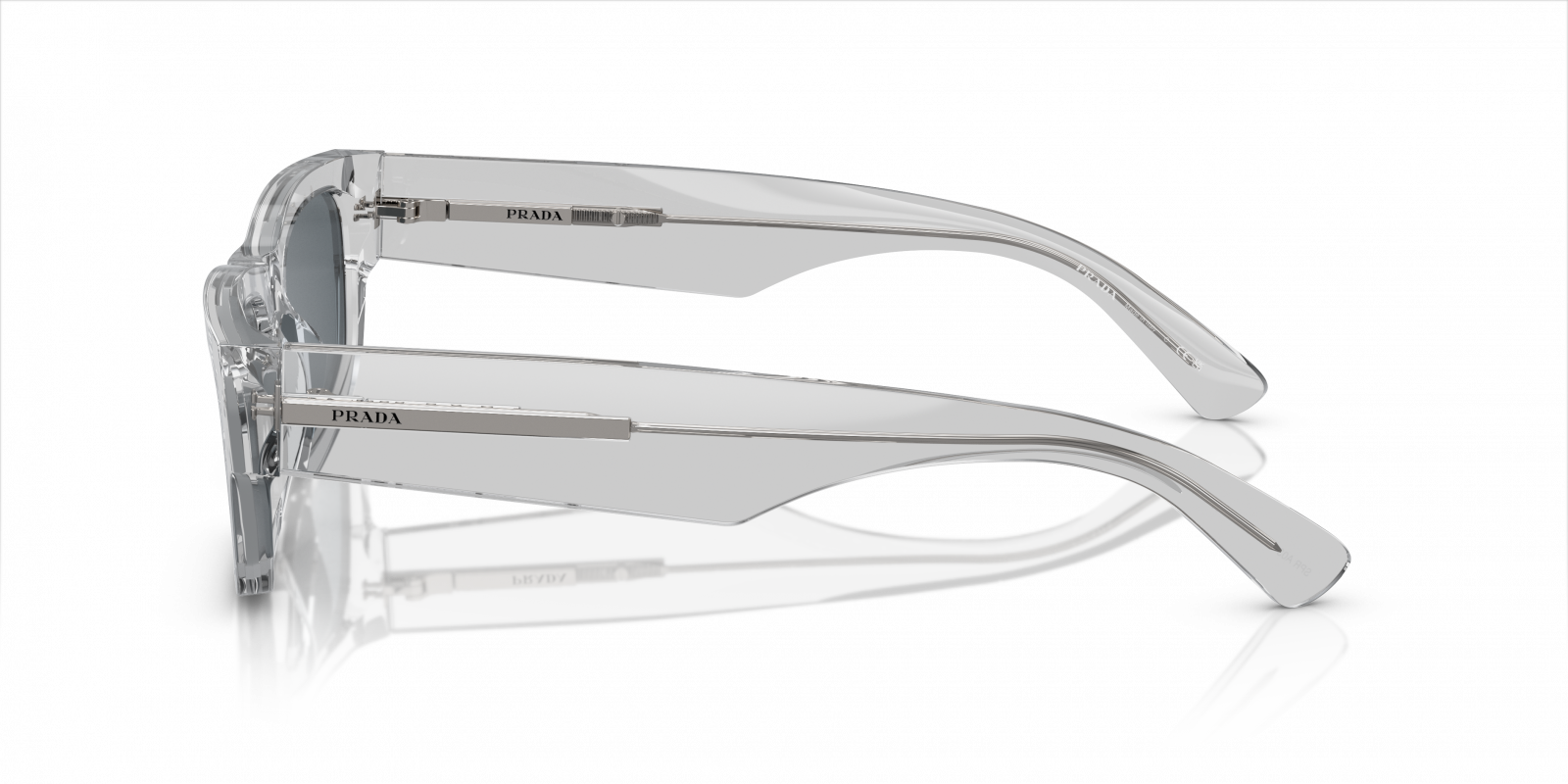 PRADA SUNGLASSES - PR A03S 17P0A9 56 - Crystal Gray