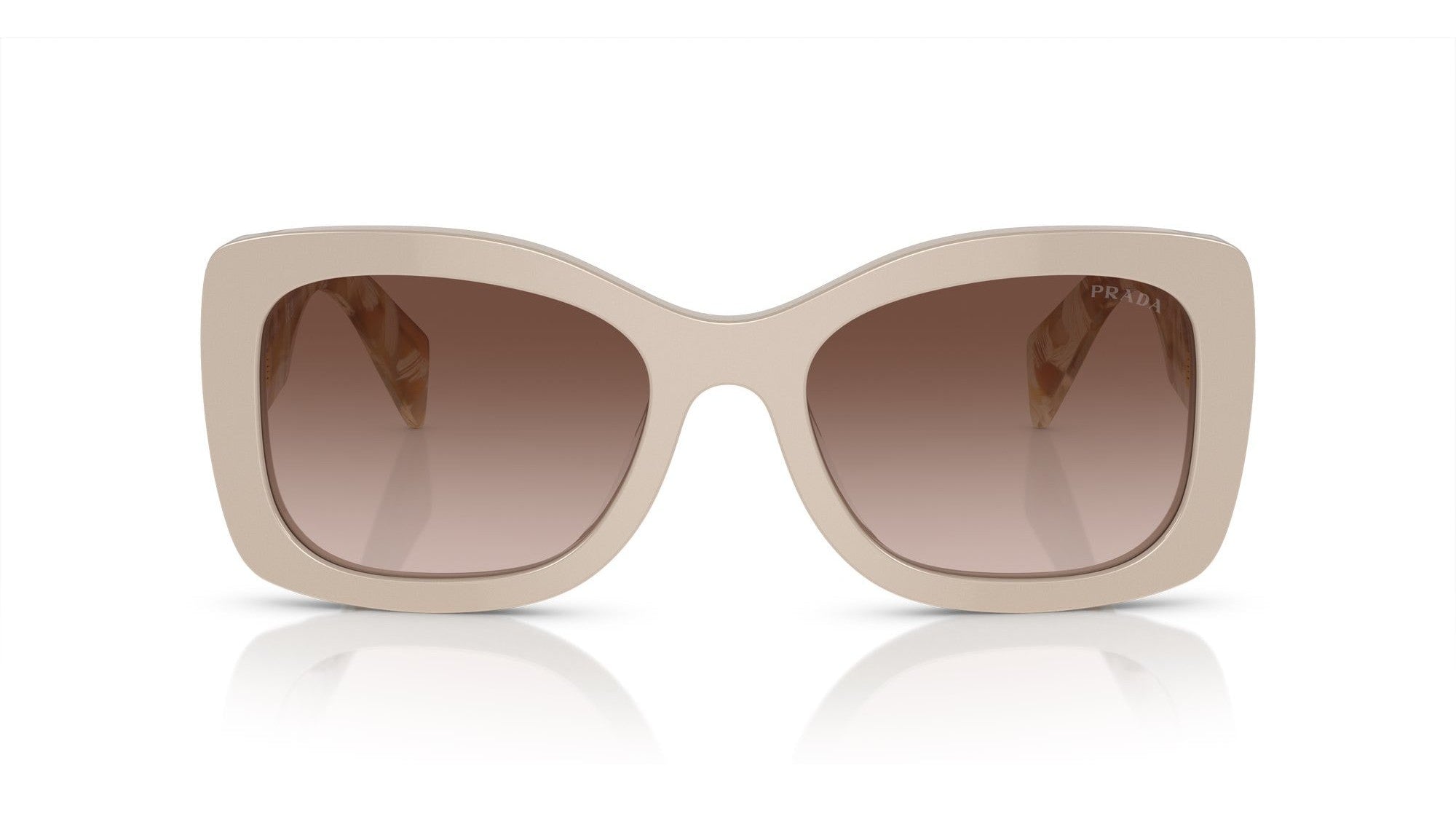 PRADA SUNGLASSES - PR A08S 11O6S1 56 - Desert/Desert Tortoise