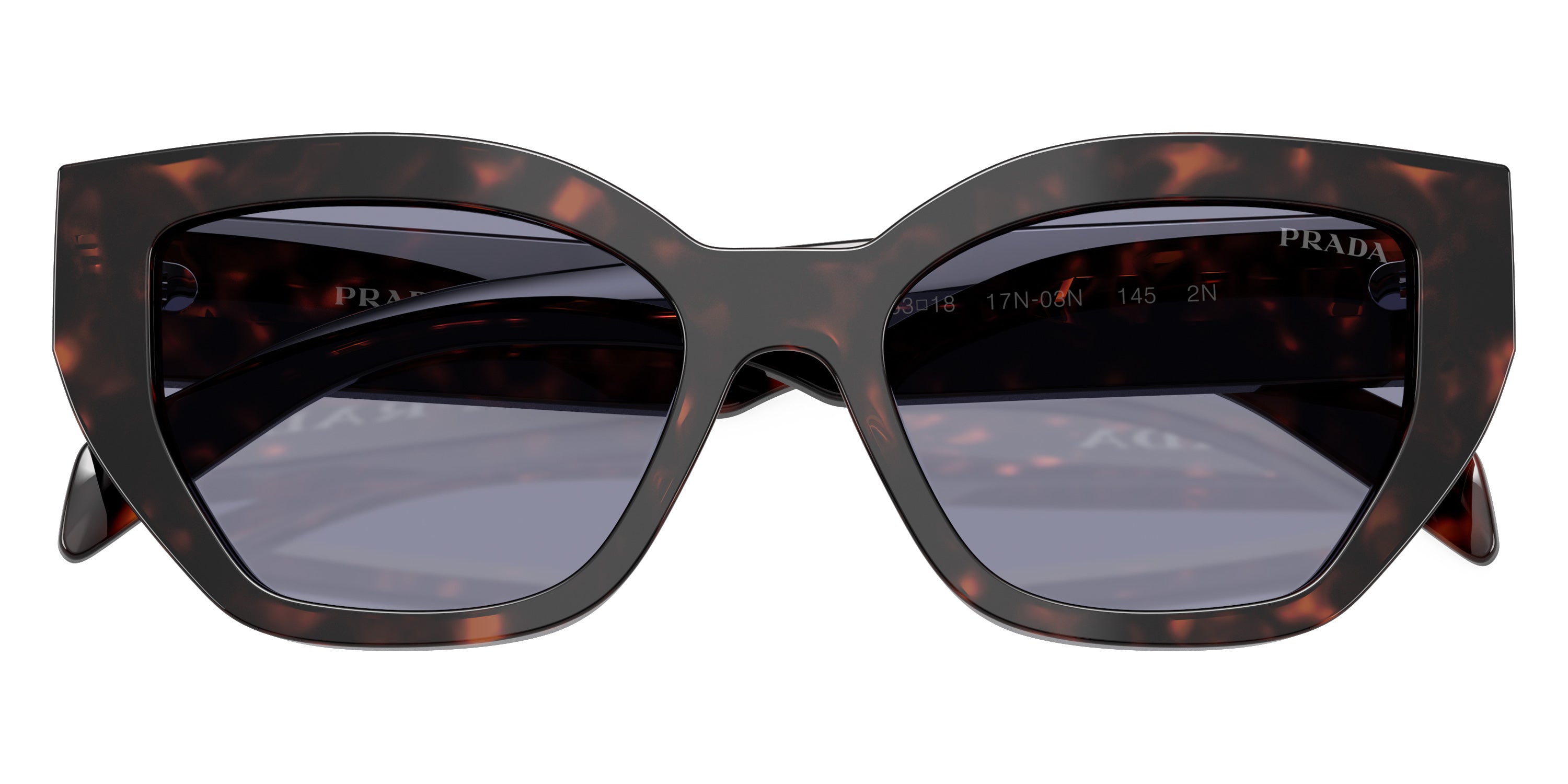 PRADA SUNGLASSES - PR A09S 17N03N 53 - Root Tortoise