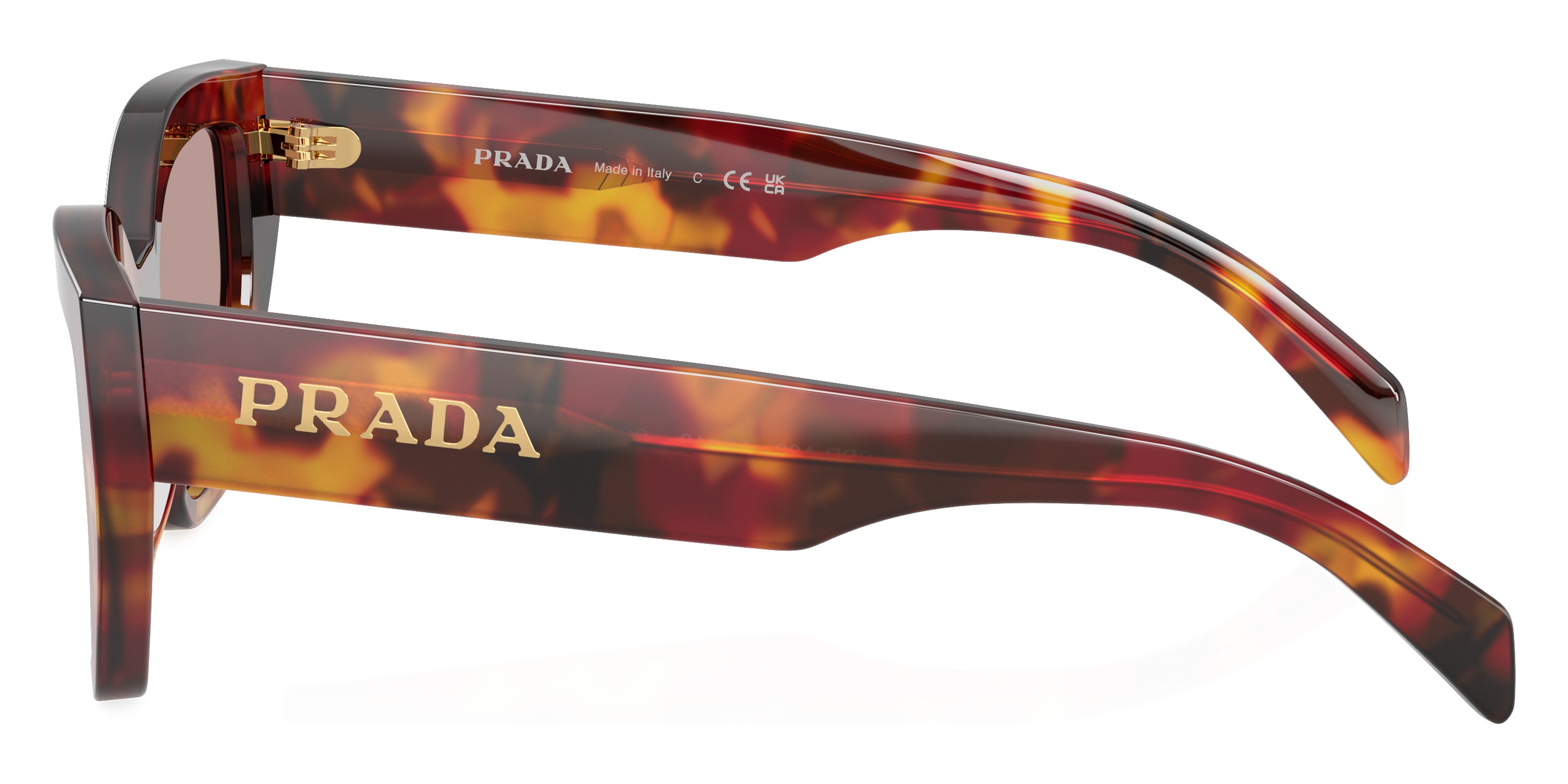 PRADA SUNGLASSES - PR A09S 22A20I 53 - Poppy Tortoise