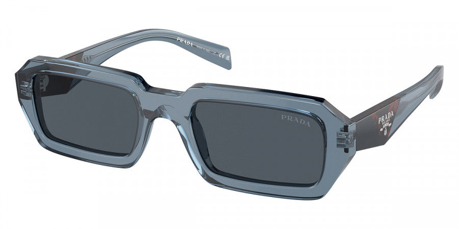 PRADA SUNGLASSES - PR A12S 19O70B 52 - Transparent Blue