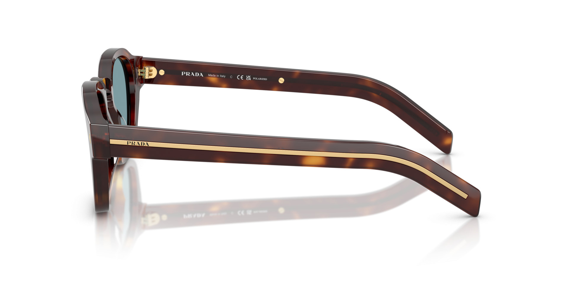 PRADA SUNGLASSES - PR A16S 15W04D 49 - Classic Tortoise