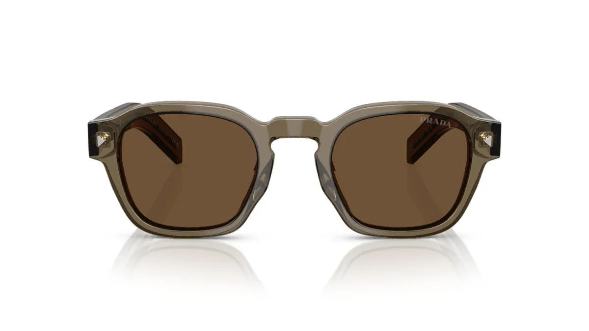 PRADA SUNGLASSES - PR A16S 18T70F 49 - Transparent Terra
