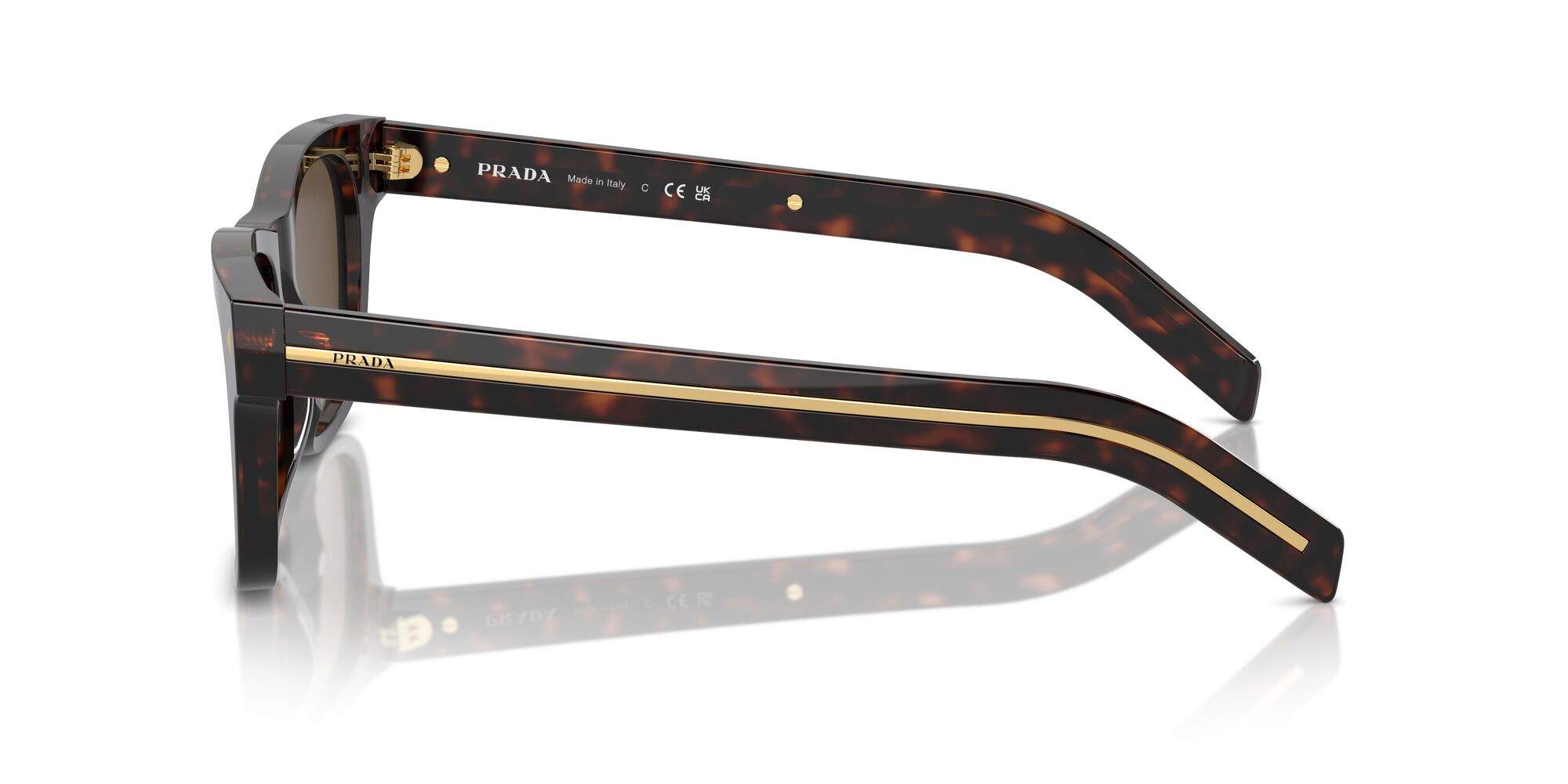 PRADA SUNGLASSES - PR A17S 17N70F - Radica Tortoise