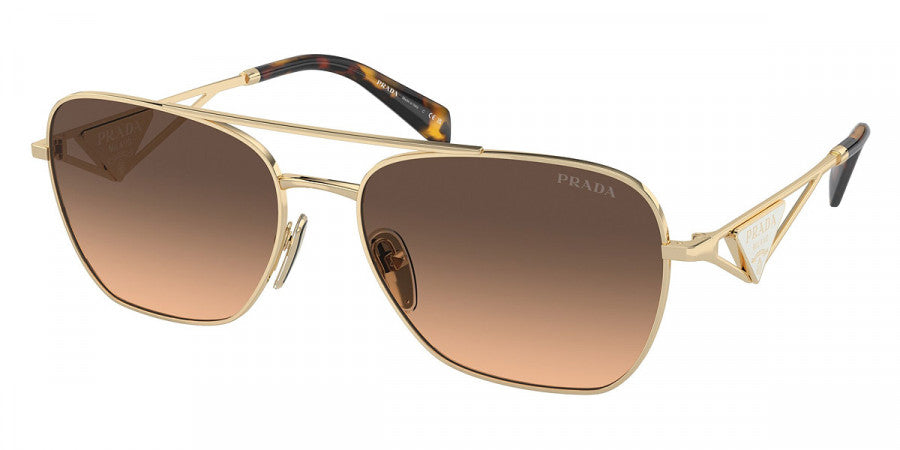 PRADA SUNGLASSES - PR A50S ZVN50C 59 - Pale Gold