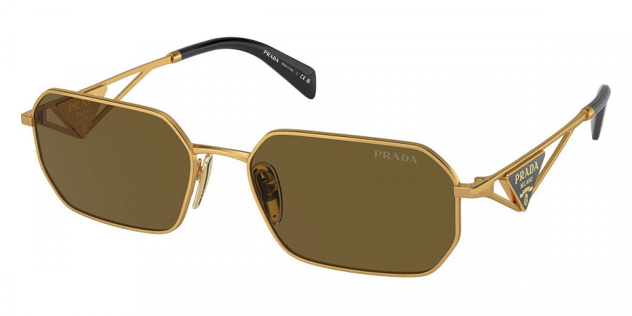 PRADA SUNGLASSES - PR A51S 15N01T 58 - Matte Gold